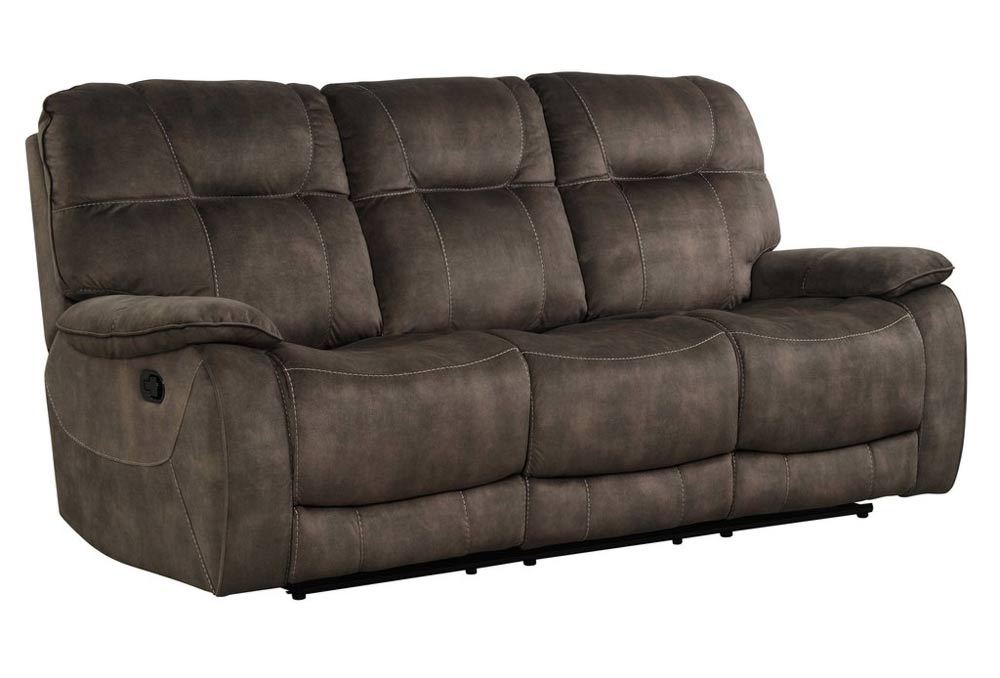 Modern Living - Cooper Manual Triple Reclining Sofa in Shadow Brown - MCOO#833-SBR