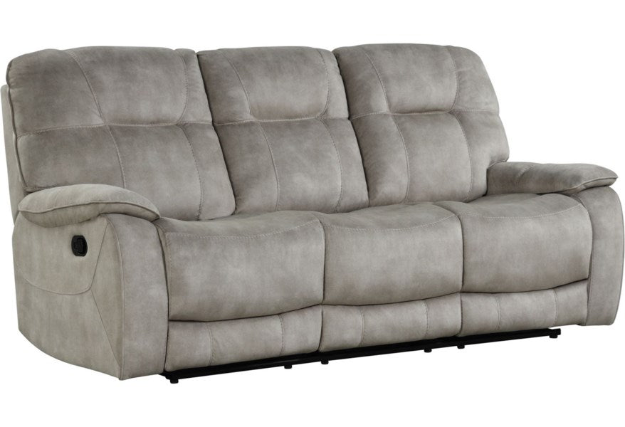 Modern Living - Cooper Manual Triple Reclining Sofa in Shadow Natural - MCOO#833-SNA