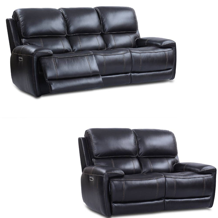 Modern Living - Empire 2 Piece Power Sofa Set in Verona Blackberry - MEMP#832PH-822PH-VBY