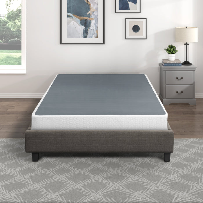 Perrin White California King Mattress Foundation