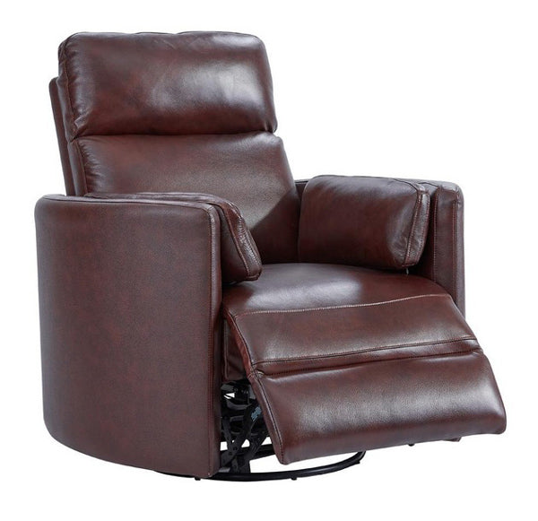 Modern Living - Radius Power Cordless Swivel Glider Recliner in Florence Burgundy - MRAD#812GSP-P25-FBU