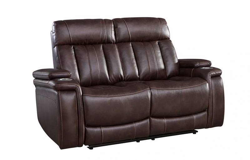 Modern Living - Royce Power Loveseat in Fantom Brown - MROY#822PH-FNB