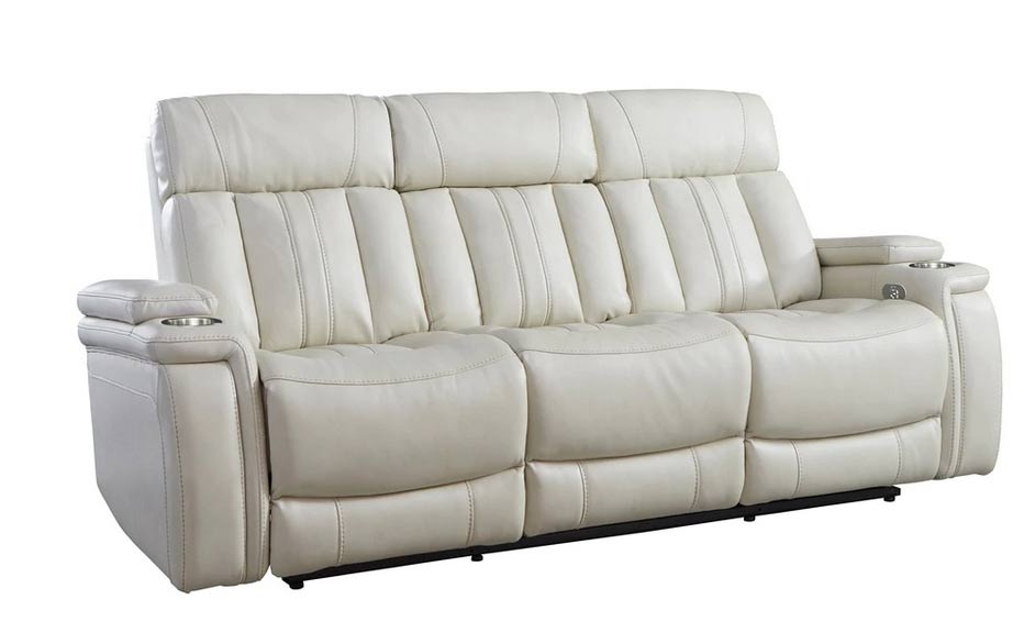 Modern Living - Royce Power Drop Down Console Sofa in Fantom Ivory - MROY#832PH-FNI