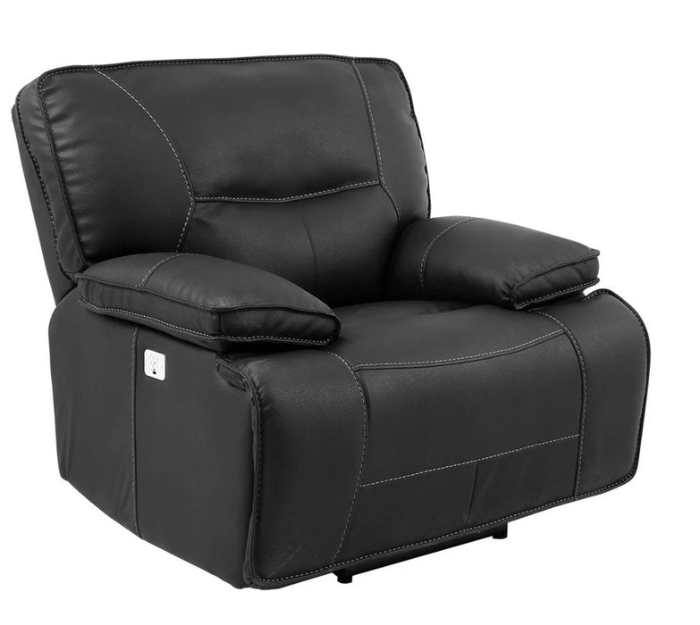 Modern Living - Spartacus Power Recliner with USB Port & Power Headrest in Black -Set of 2- MSPA#812PH-BLC