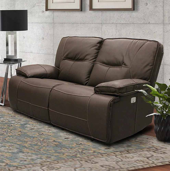 Modern Living - Spartacus Power Loveseat in Chocolate - MSPA#822PH-CHO