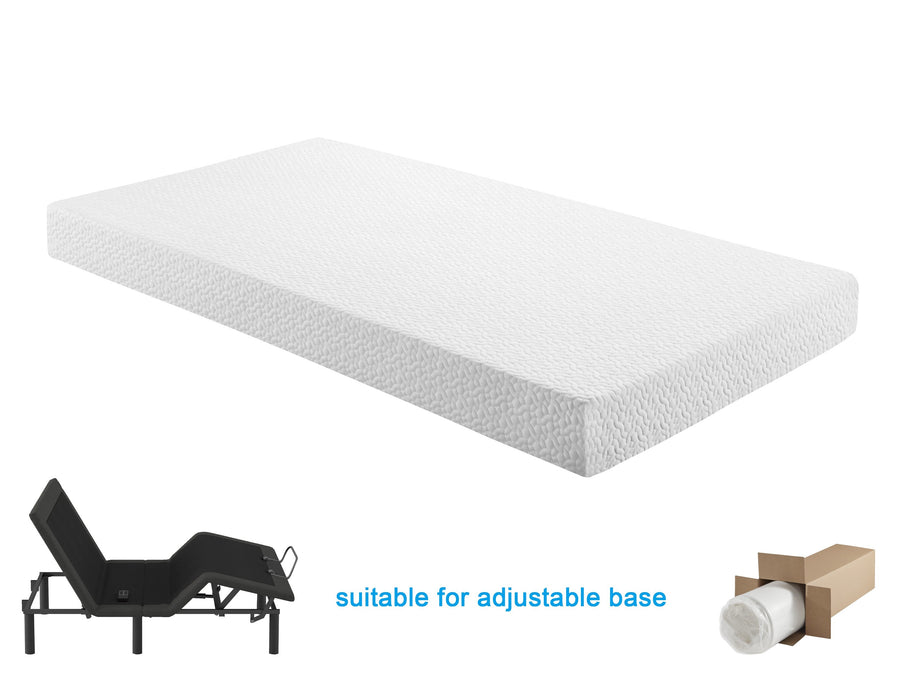 MT-G06T 6' Twin Gel-Infused Memory Foam Mattress