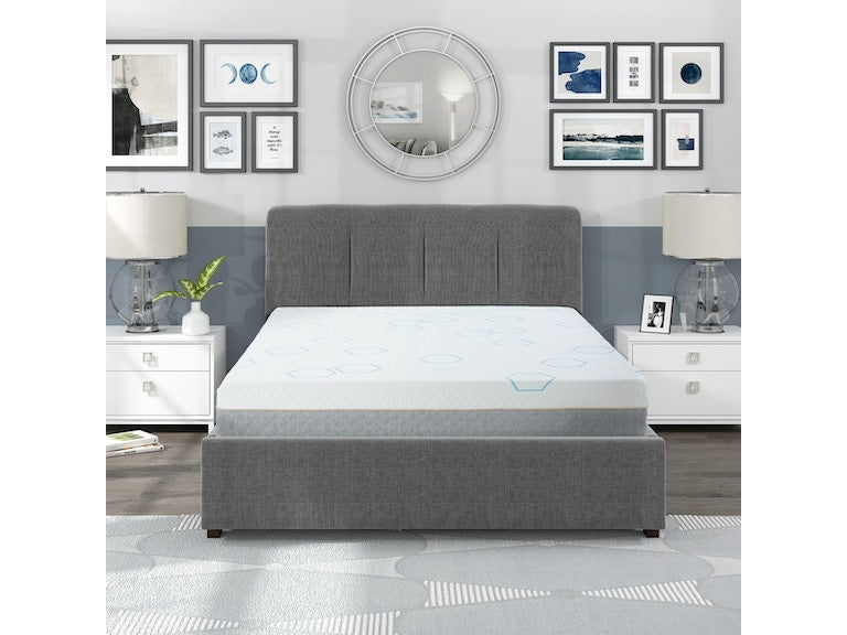 Lyra 10 Inch Queen Copper-Infused Memory Foam Mattress