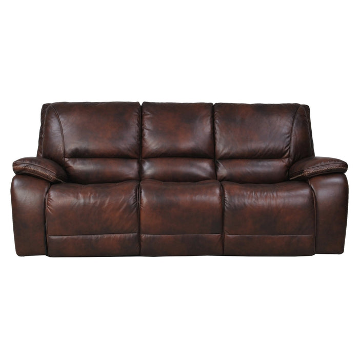 Modern Living - Vail Burnt Sienna Leather Dual Reclining Power Sofa - MVAI#832PH-BUR