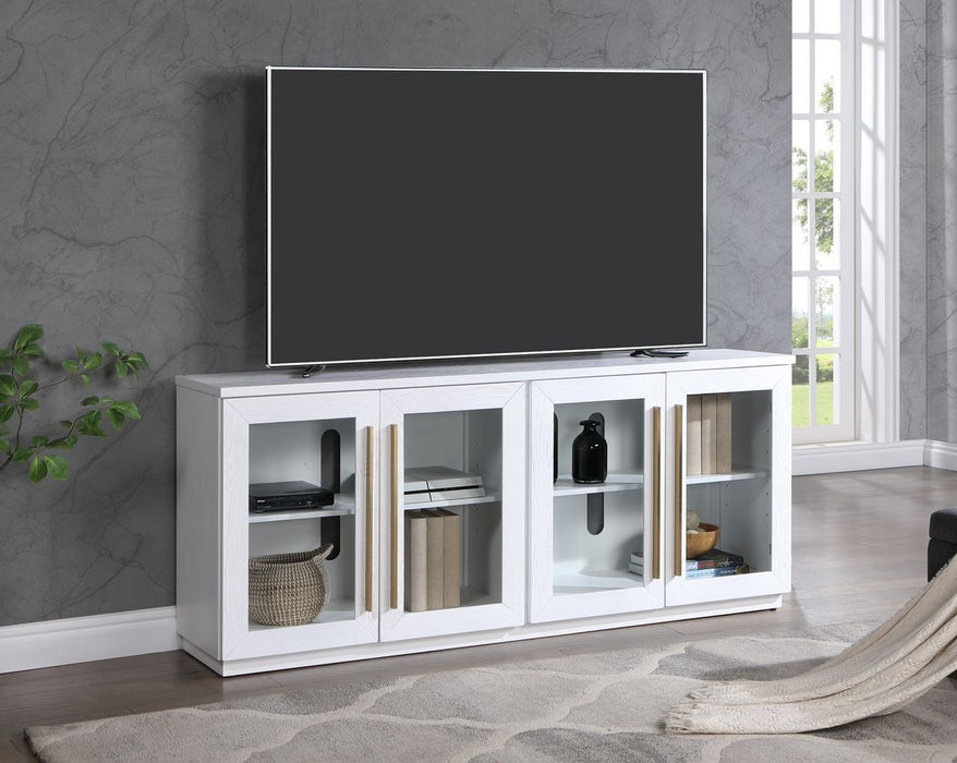 Vilo Home Elevange 70' White TV Stand