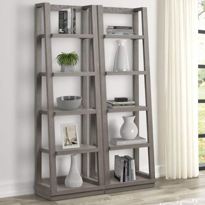 Modern Furniture - Pure Modern Pair of Angled Bookcase Piers - PUR#250AP