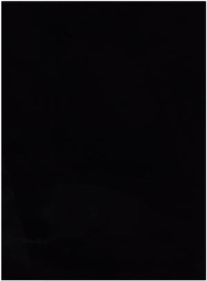 Rabbit Fur Solid Black Rug