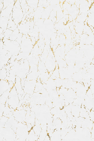 Rabbit Fur Foil White-gold Rug