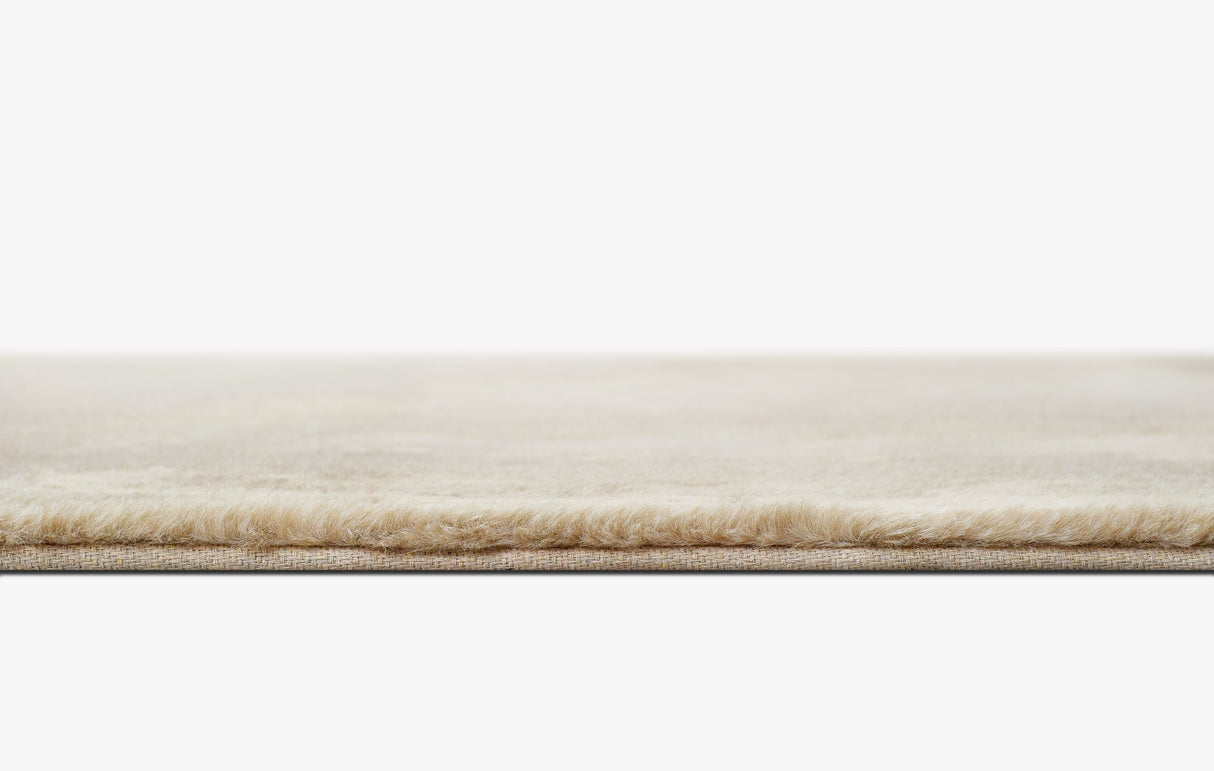 Rabbit Fur Texture Champaign Rug