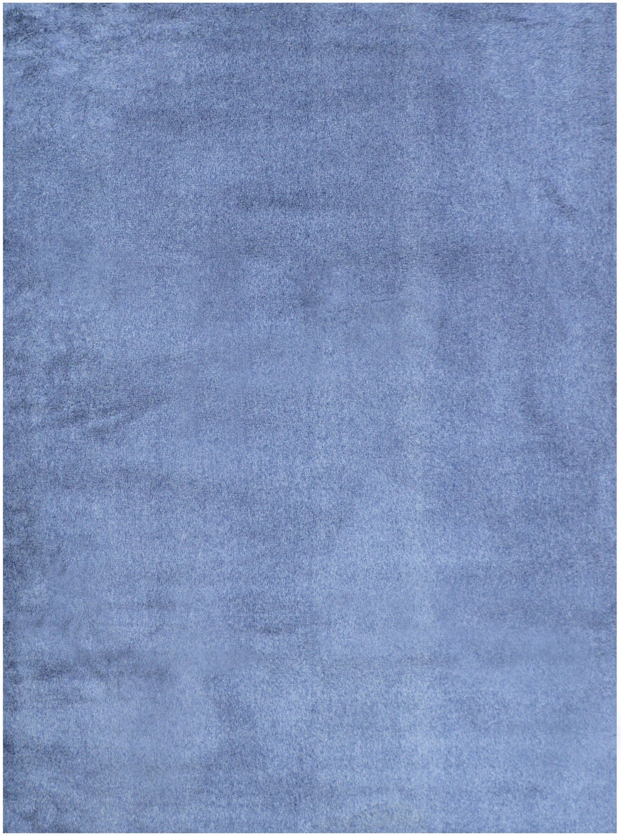 Rabbit Fur Texture Denim Rug