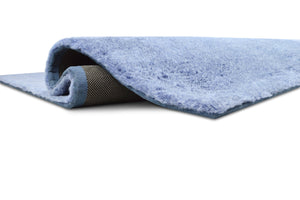 Rabbit Fur Texture Denim Rug