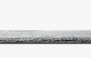 Rabbit Fur Texture Graphite Rug