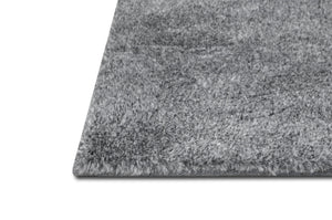 Rabbit Fur Texture Graphite Rug