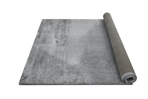 Rabbit Fur Texture Graphite Rug