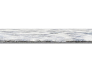 Rabbit Fur Tie-dye Gray Rug