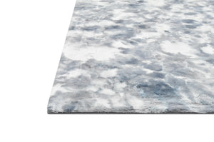 Rabbit Fur Tie-dye Gray Rug