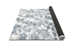 Rabbit Fur Tie-dye Gray Rug