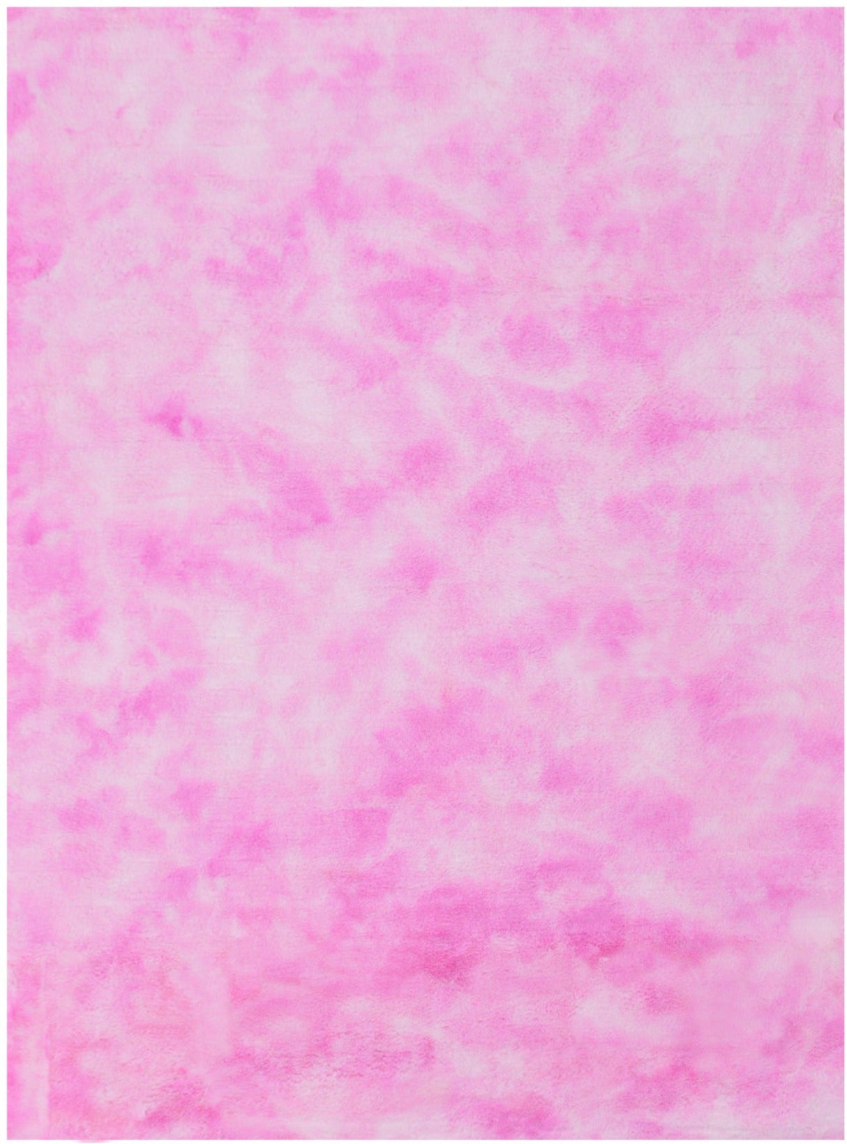Rabbit Fur Tie-dye Pink Rug