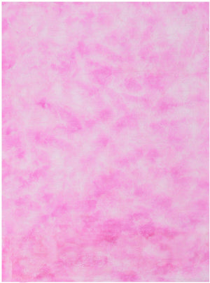 Rabbit Fur Tie-dye Pink Rug