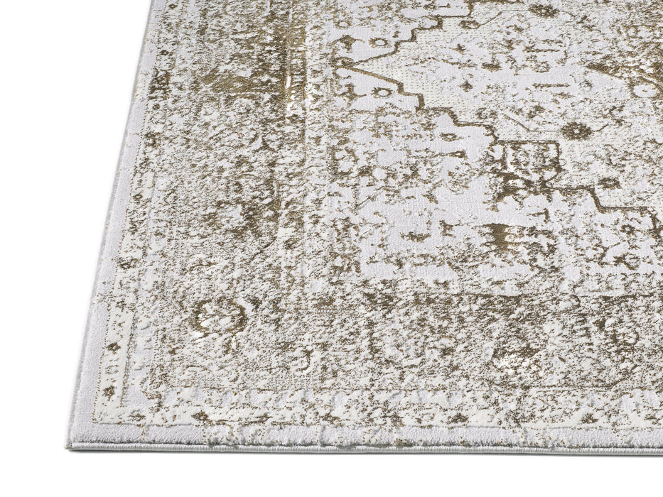 American cover design / Persian weavers Regency 951 Gold Chrome Rug