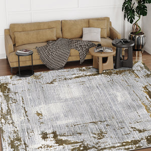 Regency 954 Gold Chrome Rug