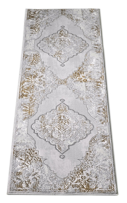 American cover design / Persian weavers Regency 957 Gold Chrome Rug