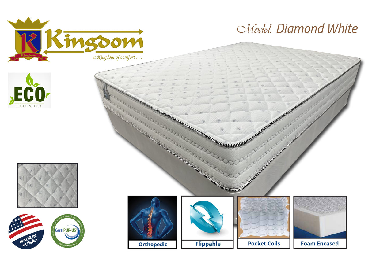 Diamond 10.5' Extra Firm Mattress - Premium Support & Comfort