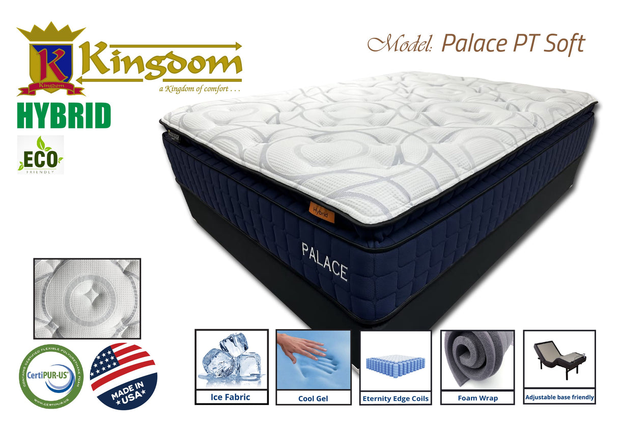 Palace 14' Soft Mattress - Premium Comfort & Support