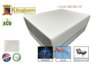 Comfort Gel 14' Memory Foam Mattress - Premium Cooling Technology