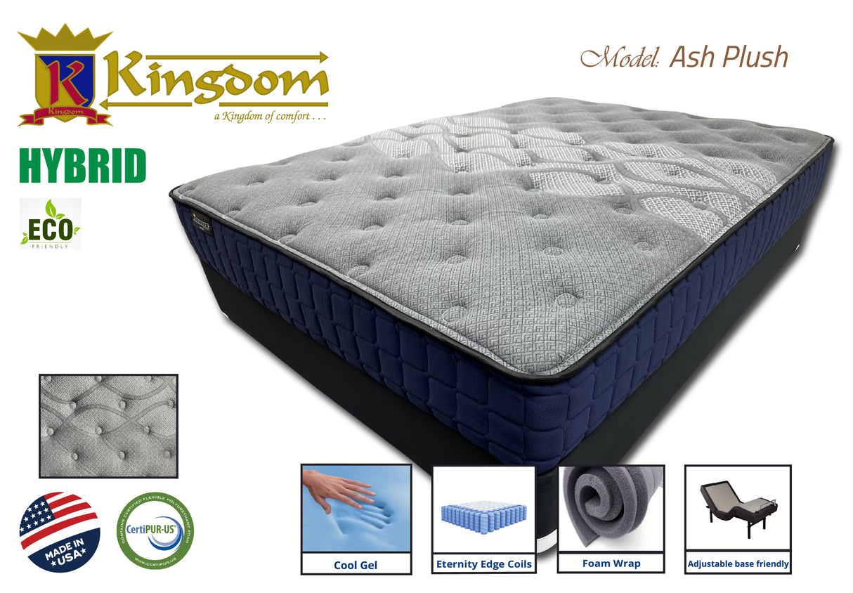 Ash Plush 10' Medium Mattress - Premium Value Design