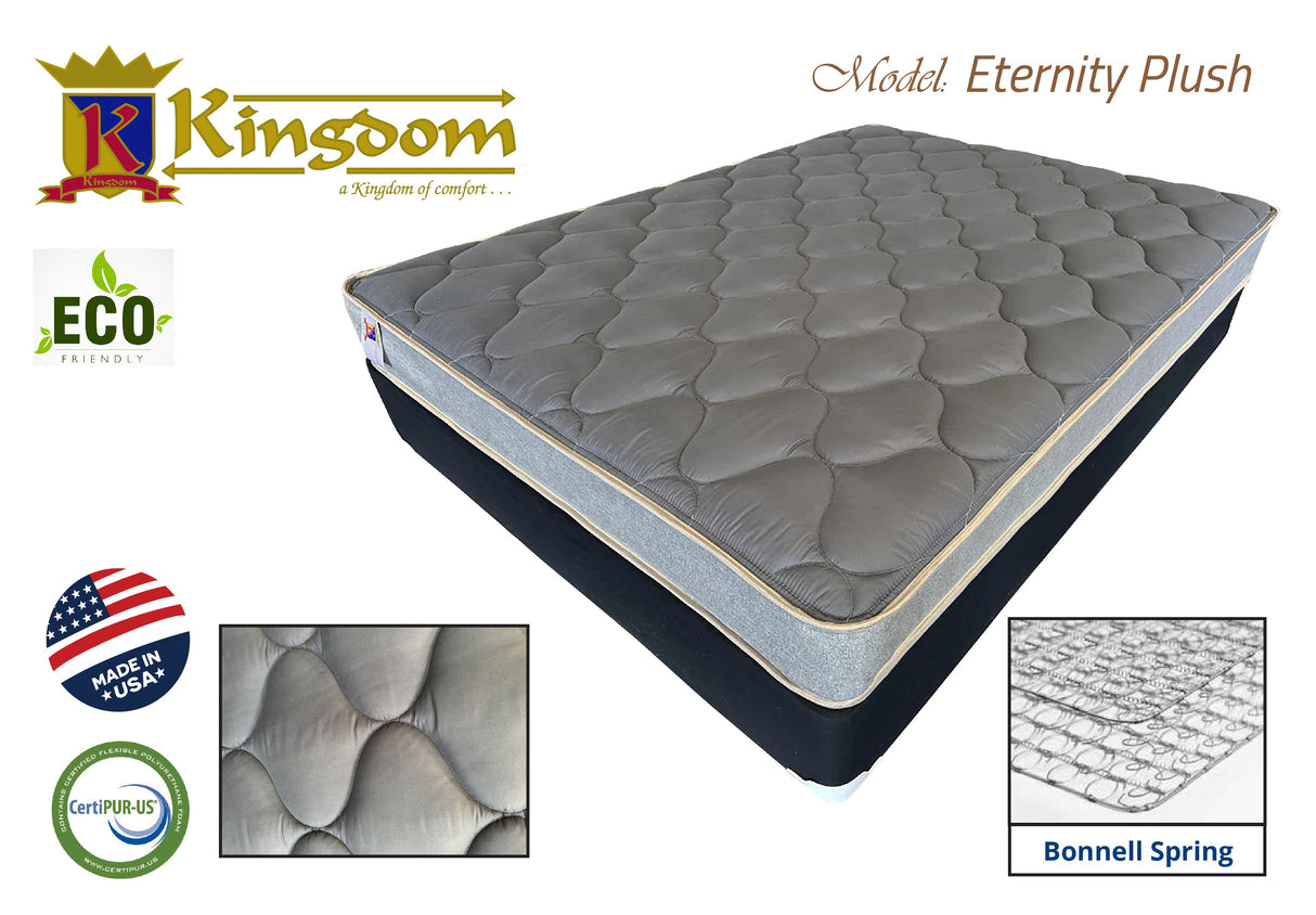 Eternity Plush Ortho Mattress 8 Inches - Premium Innerspring Design