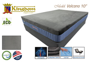 Volcanic Gel 10' Memory Foam Mattress - Premium Cooling Technology