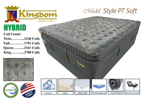 Style 16' Hybrid Soft Mattress - Premium Luxury Design