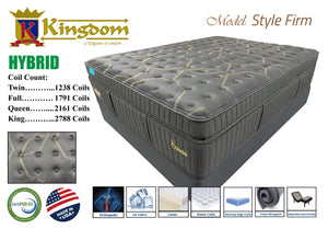 Style 16' Hybrid Firm Mattress - Premium Luxury Design