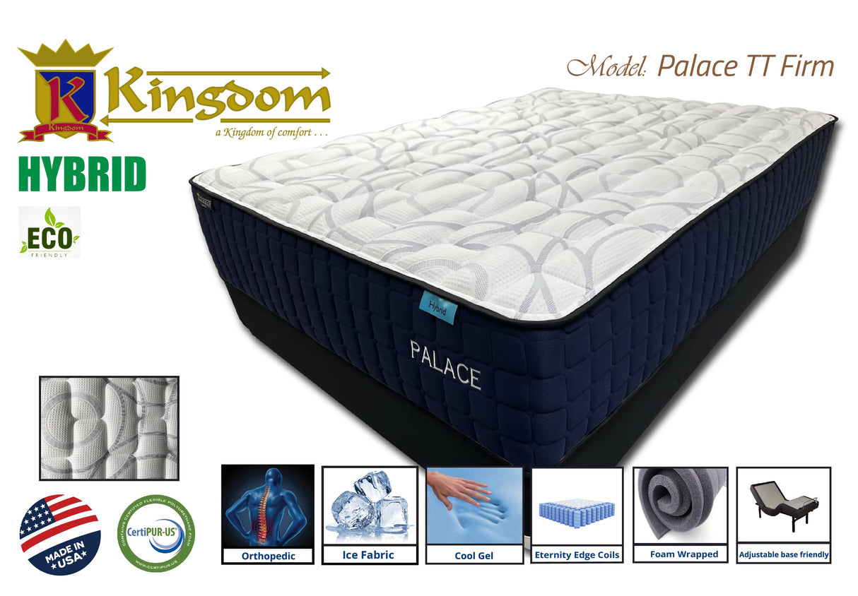 Palace 14' Firm Mattress - Premium Support & Comfort
