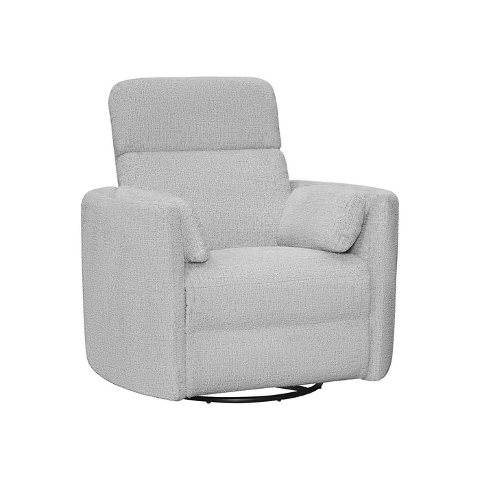 Modern Living - Radius Manual Swivel Recliner in Angora Linen (Set of 2) - MRAD#812GS-ANLI