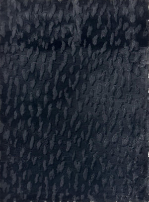 Bunny 50 Sculpted Black Rug