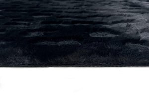 Bunny 50 Sculpted Black Rug