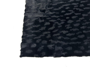 Bunny 50 Sculpted Black Rug