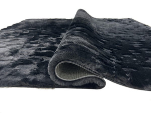 Bunny 50 Sculpted Black Rug