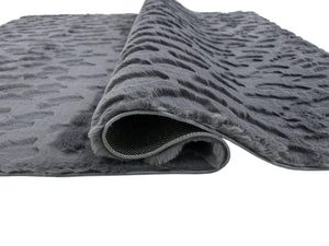 Bunny 50 Sculpted Graphite Rug