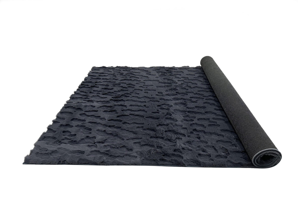 Bunny 50 Sculpted Graphite Rug