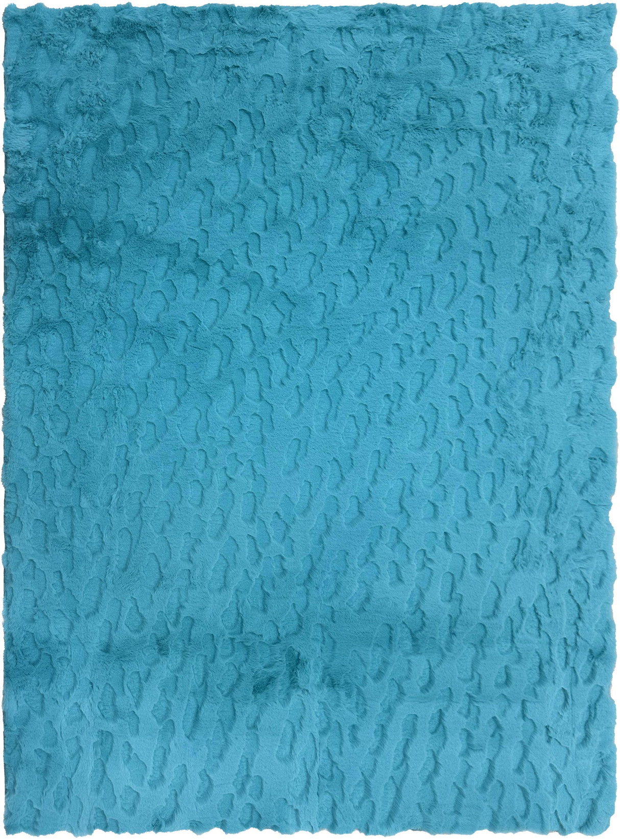 Bunny 50 Sculpted Turquoise Rug