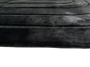 Bunny 51 Sculpted Black Rug