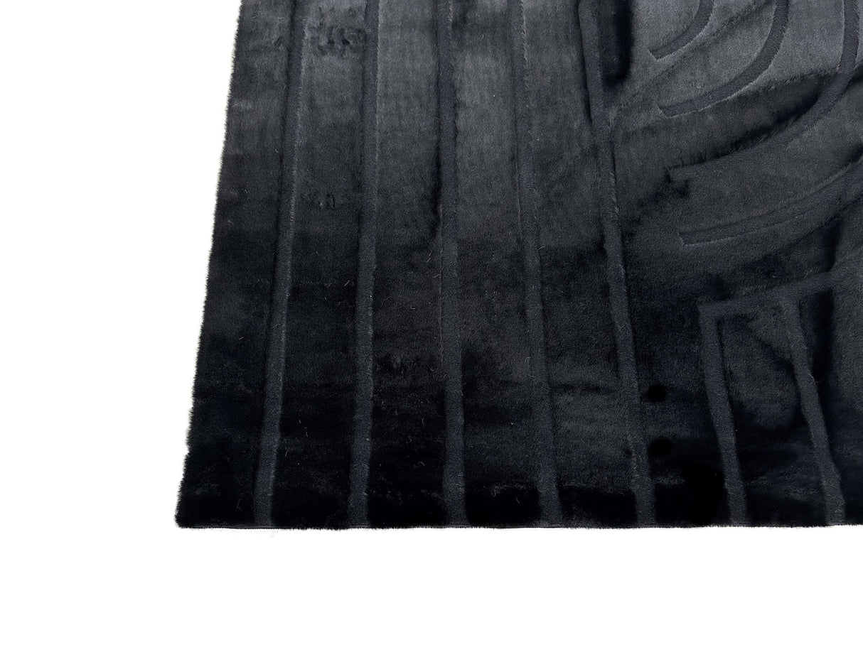 Bunny 51 Sculpted Black Rug