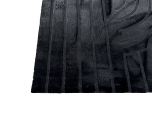 Bunny 51 Sculpted Black Rug